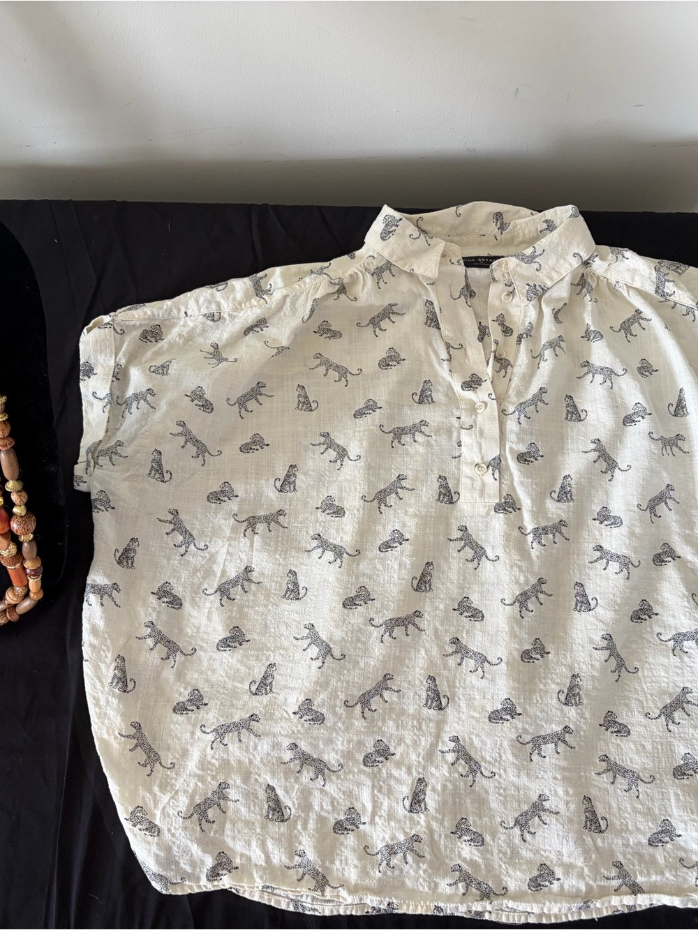 Lane Bryant - Boho Wood & Gold Beaded Statement Necklace 🌿✨